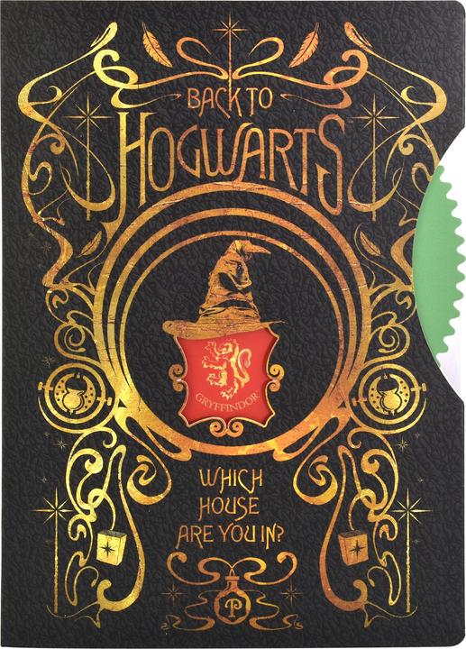 Actual product image Blue Sky Harry Potter bloc-notes Spinner Colourful Crest (carton de 6) (A5, Lined)