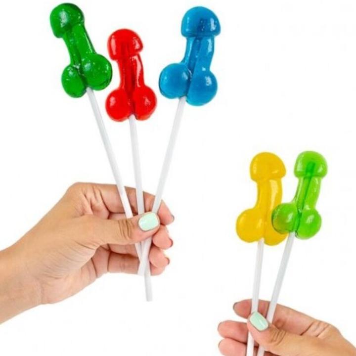Produktbild Secret play Secretplay - Display Sortiment Penis-Lutscher Mit Alkohol 40 Einheiten (Würfelspiel)