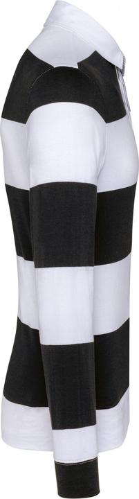 Produktbild Kariban Gestreiftes Poloshirt langarm (XL)