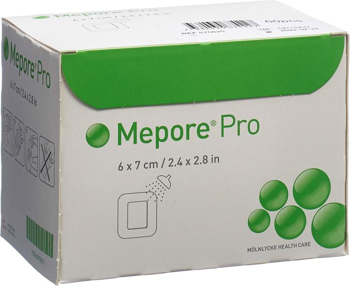Produktbild Mepore Wundverband 7x6cm Wundkissen 4x3cm steril (60 x)