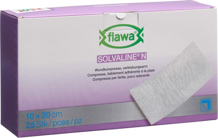 Flawa Solvaline N Kompressen 10x20cm steril