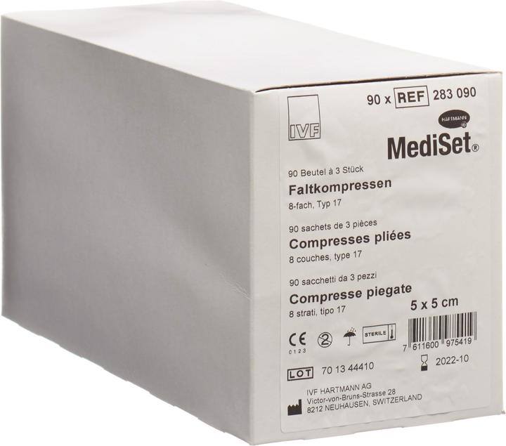 Actual product image Mediset Folding compresses type 17