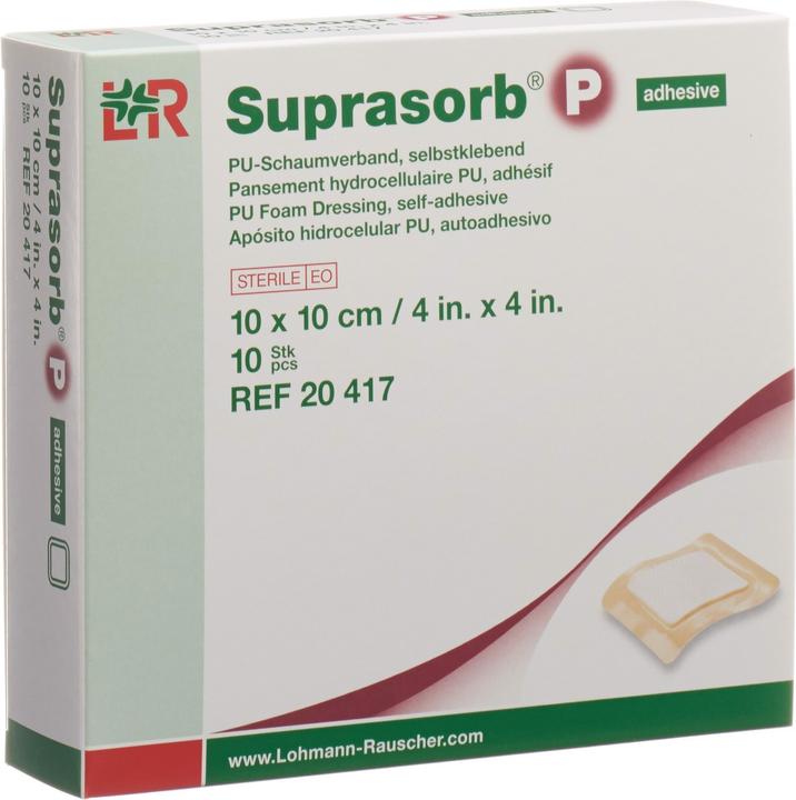 Suprasorb Schaumverband 10x10cm selbstklebend (10 x)