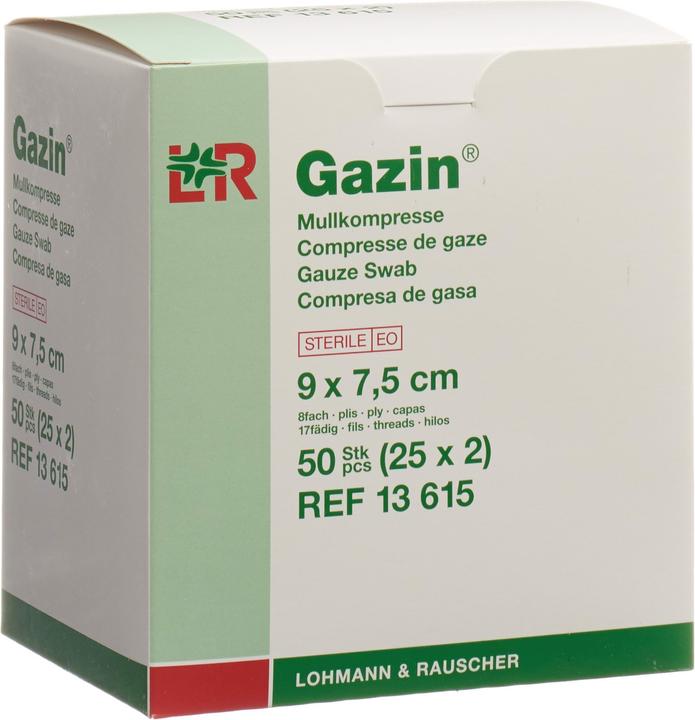 Gazin Mullkompressen Set 7.5x9cm 8fach steril