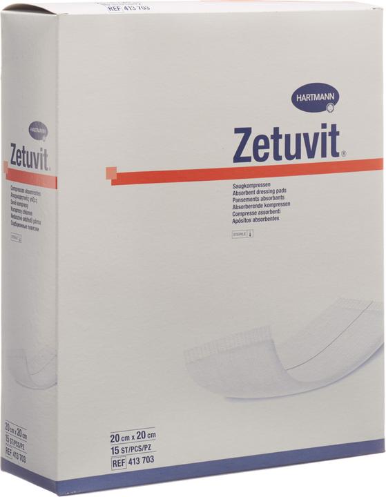 Actual product image Zetuvit Absorptionsverband 20x20cm steril