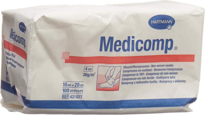 Actual product image Medicomp Vlieskompr 10x10cm n st (100 x)