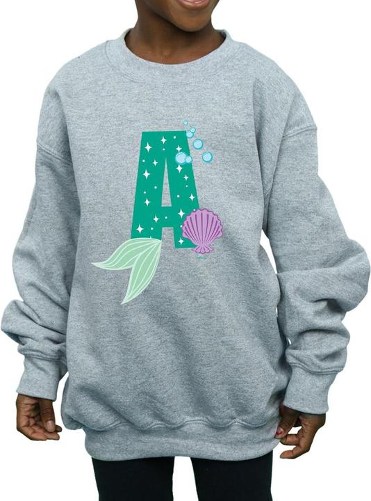 Produktbild Disney Alphabet A Is For Ariel Sweatshirt Mädchen (140, 146)