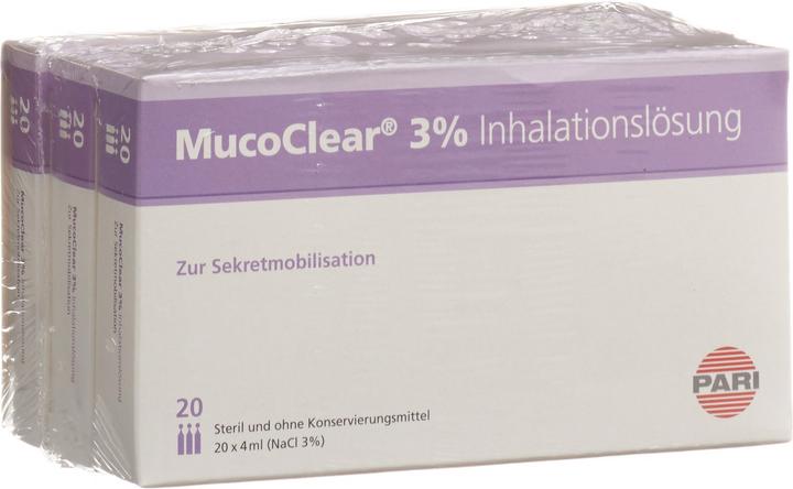 Actual product image PARI MucoClear 3 % NaCl Inhalationslösung