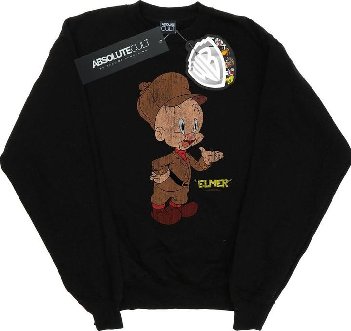 Looney Tunes Elmer Fudd Distressed Sweatshirt Jungen