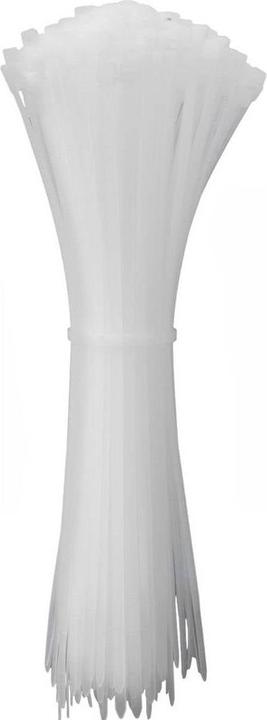 Quadrios 24CA338 24CA338 Kabelbinder 500 mm 4 mm Weiss UV-stabilisiert 100 St. (Kunststoffkabelbinder, 500 mm, 100 Stk.)