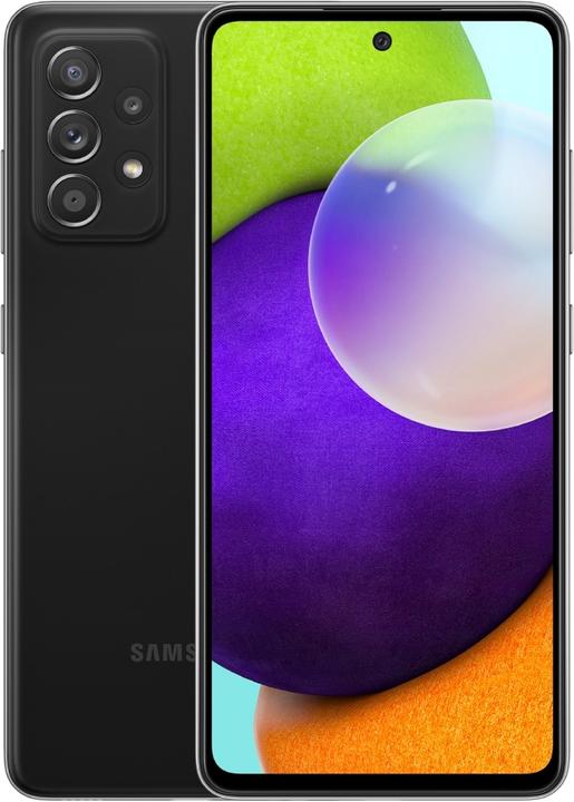 Samsung Galaxy A52 5G EE Enterprise Edition EU (128 GB, Black, 6.40", Dual SIM, 64 Mpx, 5G)