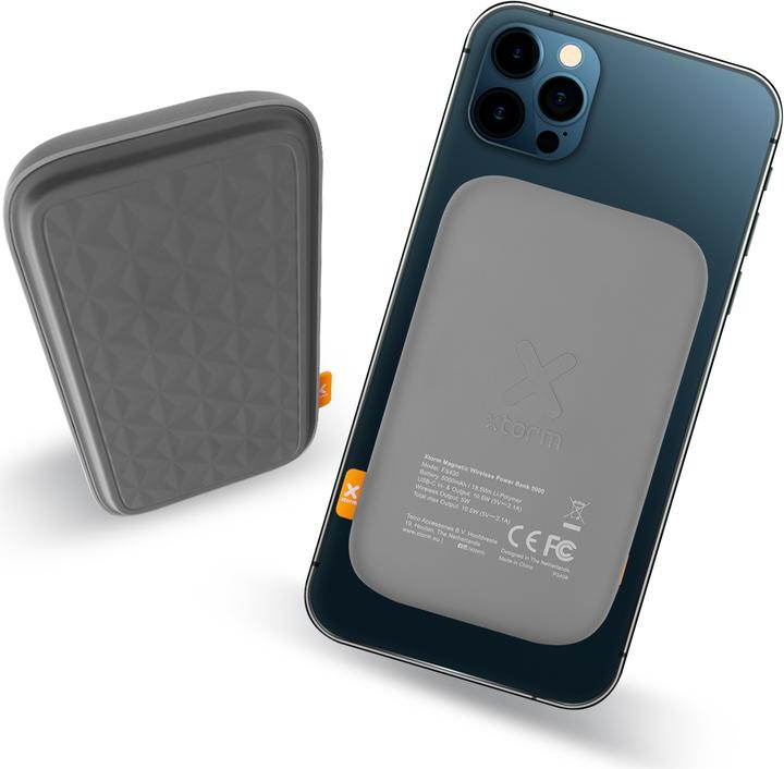 Actual product image Xtorm Magnetic Wireless Powerbank (5000 mAh, 5 W, 18.50 Wh)