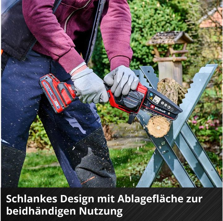 Actual product image Einhell Akku-Astkettens?ge GE-PS 18/15 Li Bag Kit (Battery chain saw)