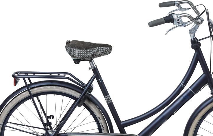Actual product image Basil Bicycle Saddle Bohème Saddle Cover Black