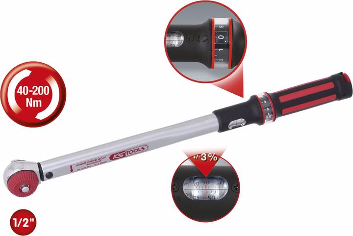 Produktbild KS Tools Ergotorque (1/2", 40 Nm, 200 Nm)