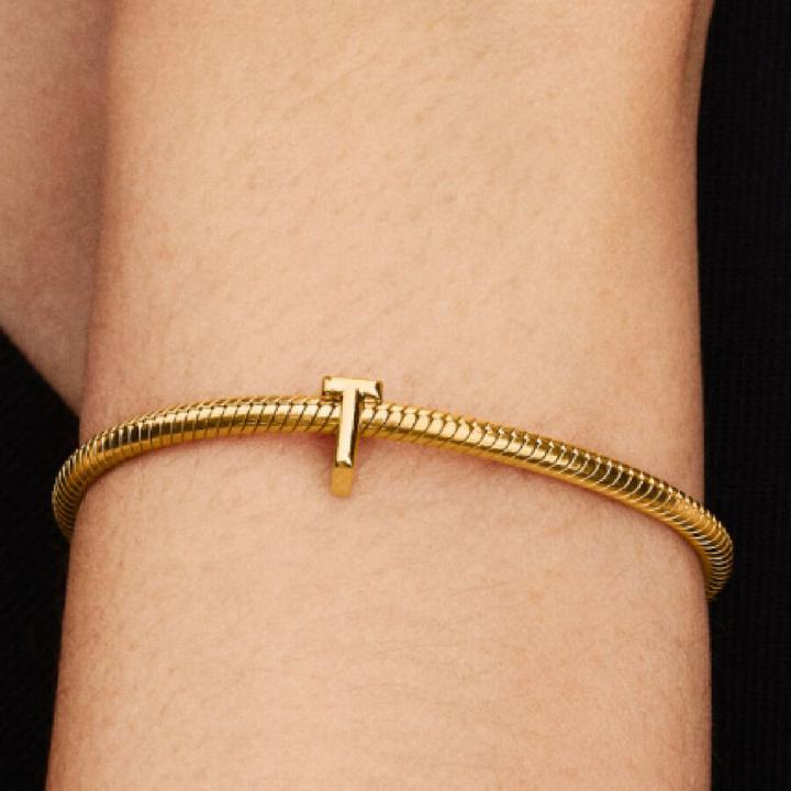 Image du produit Pandora Alphabet-Mini-Charm: Ihre Persönliche Botschaft (Métal, Plaqué or)