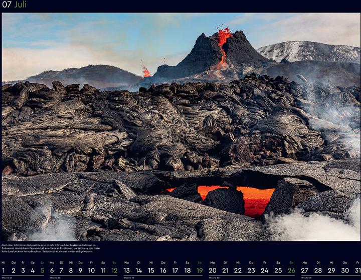 Produktbild Island - Wandkalender 2026 (60 x 45 cm, Harter Einband, Deutsch)