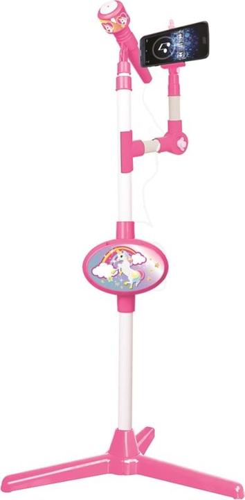 Image du produit Lexibook Microphone Unicorn avec support lumineux, haut-parleur intégré, effets sonores