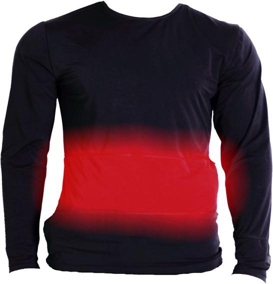 Glovii GJ1L Shirt/Top Hemd Rundhals Langärmlig Elastan, Polyester (L)