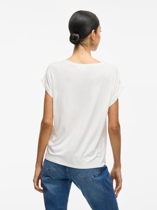 Actual product image Vila Shiny top with short sleeves (36)