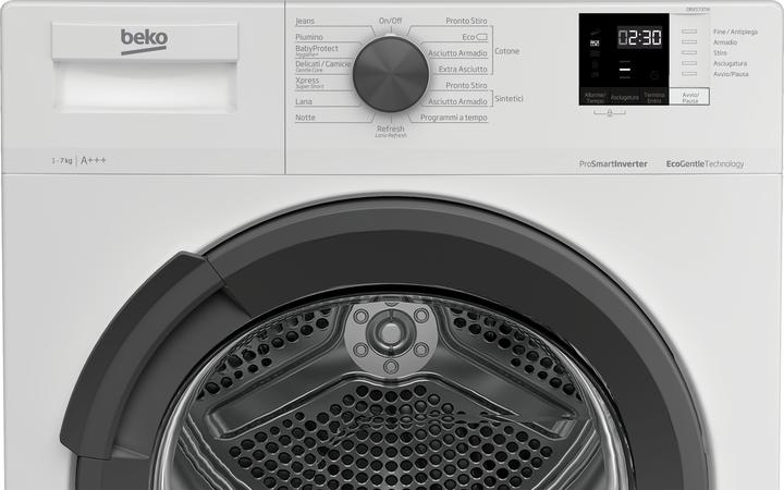 Actual product image Beko DRXS737AI tumble dryer Free installation Front loading 7 kg A++ (7 kg, Right)