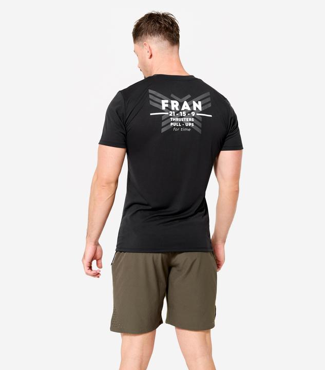 Produktbild Domyos Men's Slim-Fit Breathable Cross Training T-Shirt - Black (L)