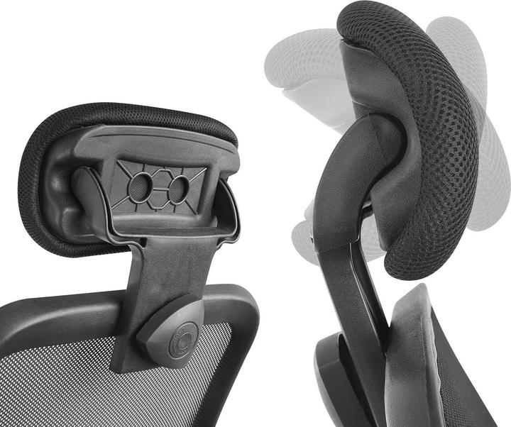 Image du produit Ergo Office Chaise de bureau noire ER-413