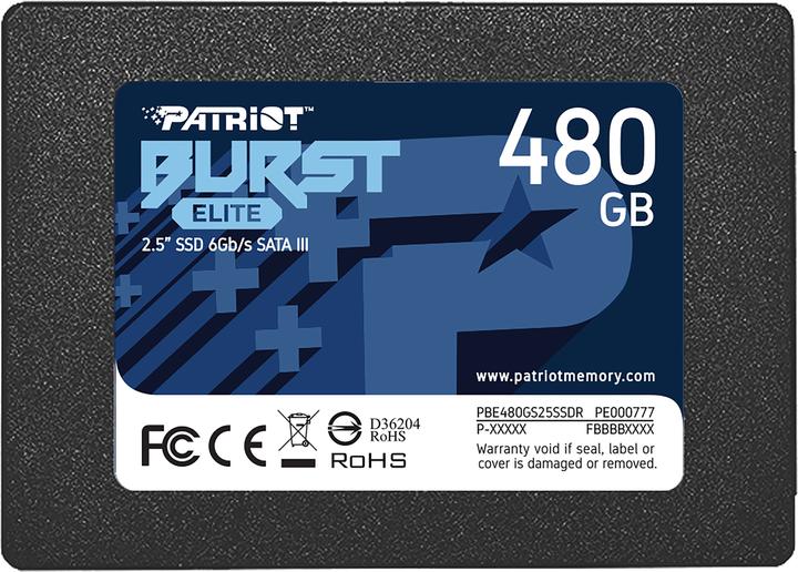 Produktbild Patriot Burst Elite Serial ATA III (480 GB, 2.5")