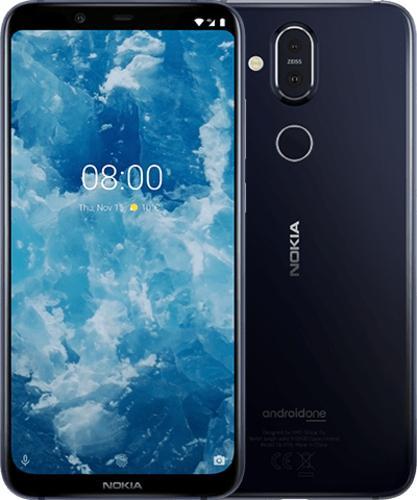 Actual product image Nokia 8.1 (64 GB, Blue, 6.18", Hybrid Dual SIM, 13 Mpx, 4G)