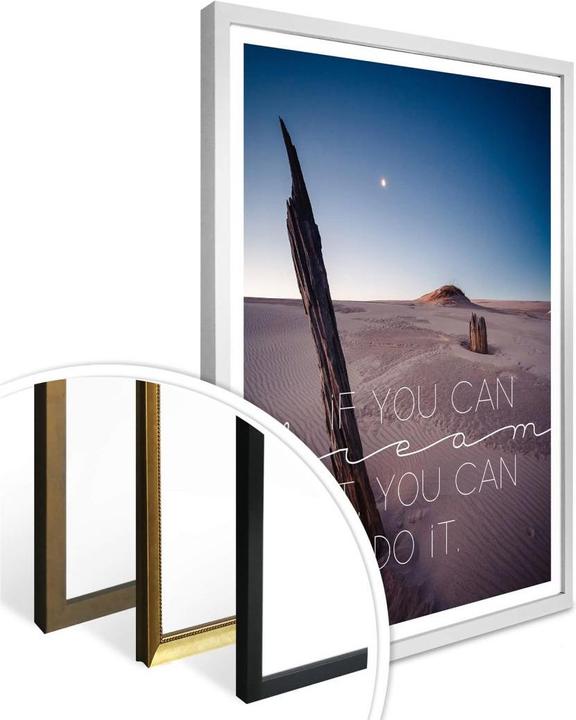 Produktbild Trenddeko If you can dream it you can do it (24 x 30 cm)