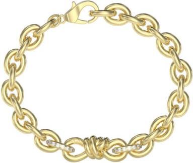 Immagine prodotto Guess Bracciale Modern Love JUBB04006JWYG placcato oro - Lunghezza: 19 cm (19 cm, Vetro (di orologio), Acciaio)