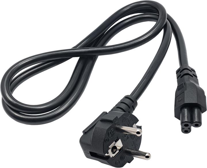 Produktbild Akyga Cable power AK-NB-08A Hybrid standard C/E/F CEE 7/7 - Euro 3-Pin IEC - Kabel - CEE7/7 -Koppler (1 m)