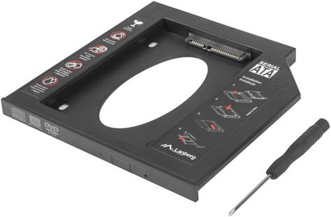 Produktbild Lanberg IF-SATA-10 Notebook-Zubehör Notebook-HDD/SSD-Caddy