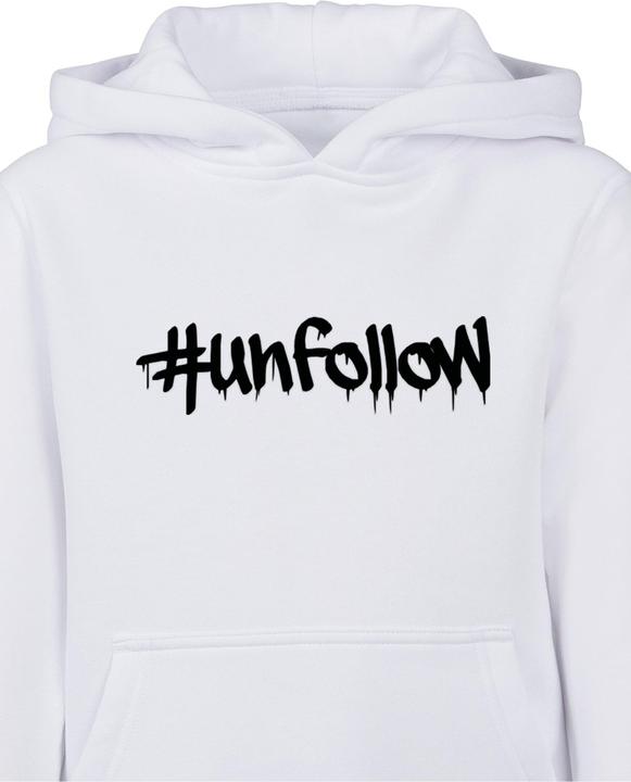 Produktbild Merchcode Unfollow front X Basic Kids Hoody - 176501 (146)