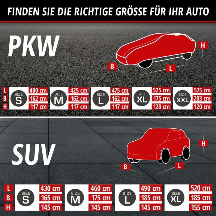 Produktbild Walser SUV Hagelschutzplane Hybrid UV Protect, Hagelschutzgarage Gröe XL