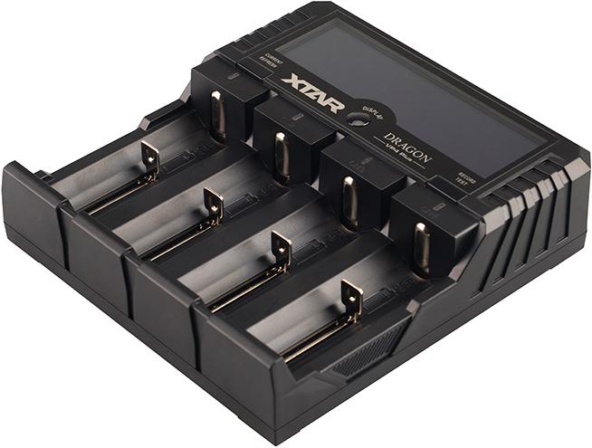 Produktbild Xtar DRAGON VP4 Ladegerät, 12 V 3 A, KFZ Adapter (1 Stk., AAAA, AAA, AA, C, D, Ladegerät inkl. Akku)