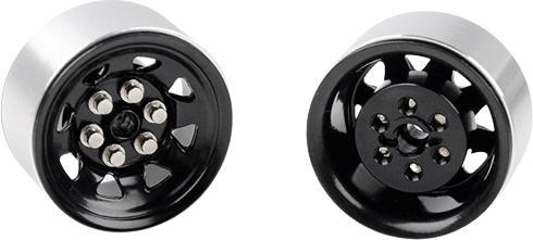 Produktbild Rc4Wd Felgen Stock Beadlock 0.7 Stahl Schwarz, 4 Stück