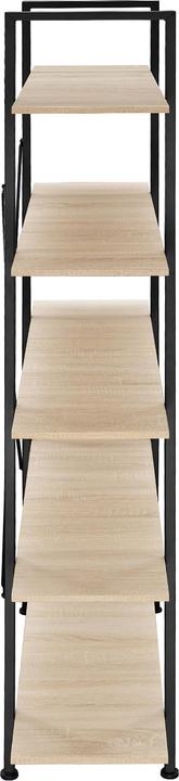 Produktbild tectake Regal Glasgow (106 x 34.5 x 179.5 cm)