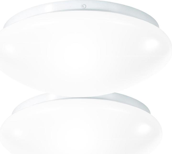 Produktbild Luminea 2er-Set High-Power-LED-Lampen mit Radar-Bewegungsmelder (15 m)