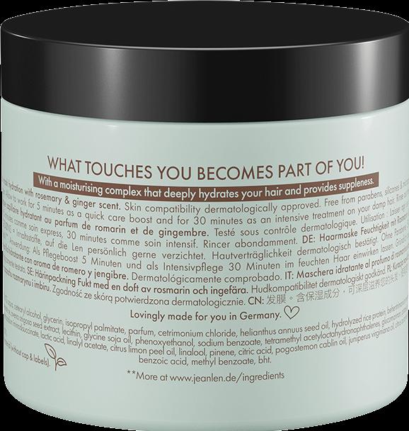 Immagine prodotto Jean & Len Hair Mask Rosemary/Ginger, 200 ml (200 ml)