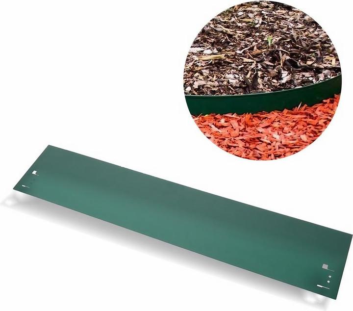 Produktbild Green Split Rasenkanten Metall Höhe 13.5-18.5 | Beeteinfassung | Beetumrandung | Beetbegrenzungen