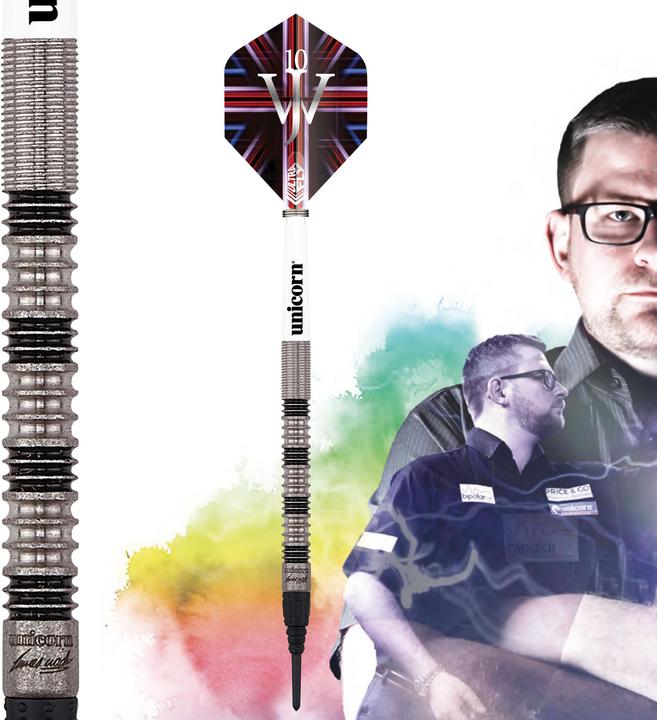 Actual product image Unicorn Premier 2022 James Wade Soft Darts (20 g)