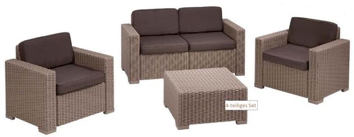Produktbild Allibert California Lounge Set ( 2er Sofa, Cappuccino/Braun)
