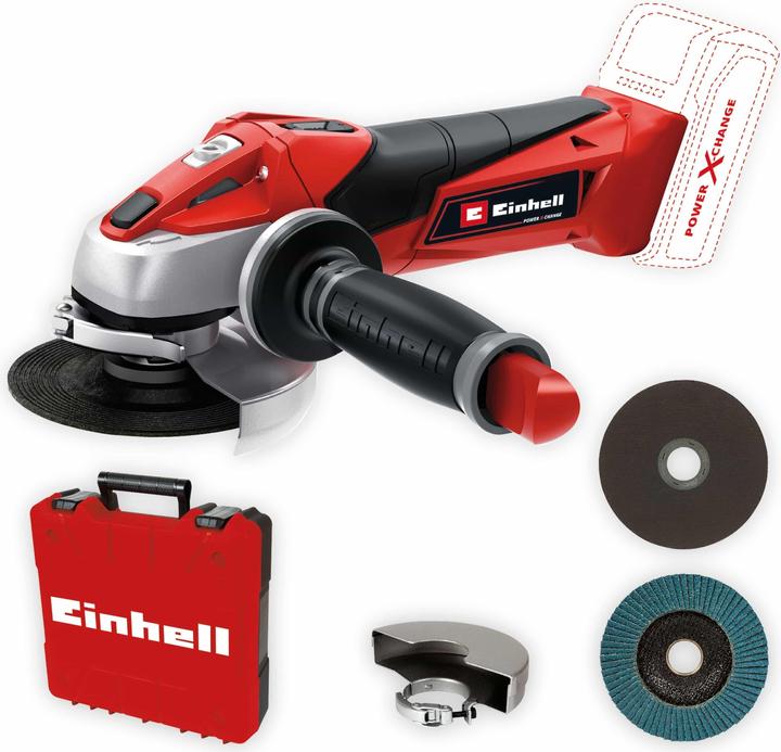 Actual product image Einhell Accu Haakse slijper - TE-AG 18/115 Li - Solo Acc - (geleverd zonder accu en lader) (115 mm)