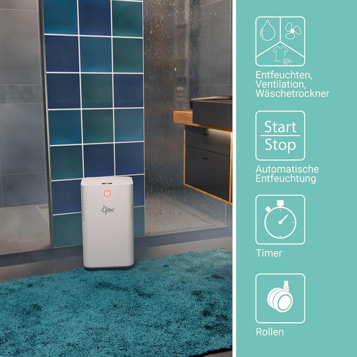 Image du produit Suntec DryFix 12 EQ - Luftentfeuchter für Räume bis 34 m² (34 m²)