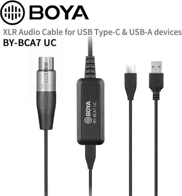 Actual product image Boya BY-BCA7 Lightning Microphone Cable (6 m, Lightning)