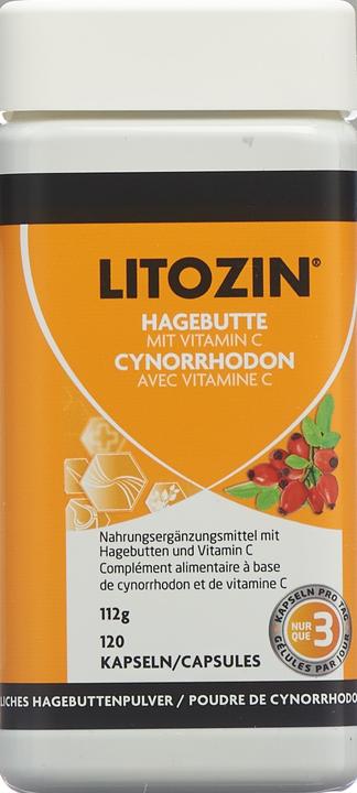 Produktbild Litozin Hagebuttenpulver (neu) Kaps (120 Stück, Kapseln, 144 g)