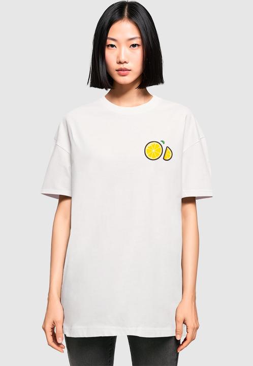 Actual product image Merchcode Ladies Lemon Party Oversized Tee - 170183 (5XL)