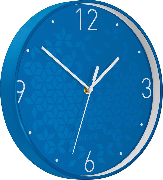 Leitz Horloge murale WOW 29cm 90150036 bleu (29 cm)