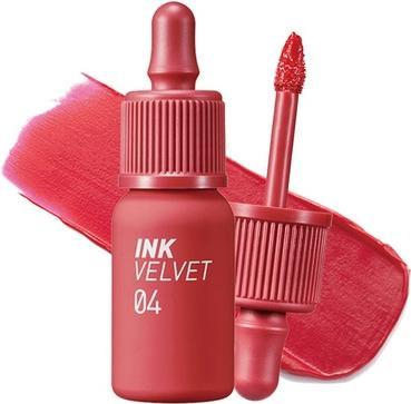 Immagine prodotto Clio Peripera Ink the Velvet Lip Tint Liquid Lip 0.14 fl oz 004 Vitality Coral (004 Corallo della vitalità)